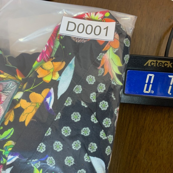 🕊️SOLD🕊️ JW Johnny Was Black Dreamer Swing Top Blouse Tunic Sz S Viscose - Picture 9 of 10